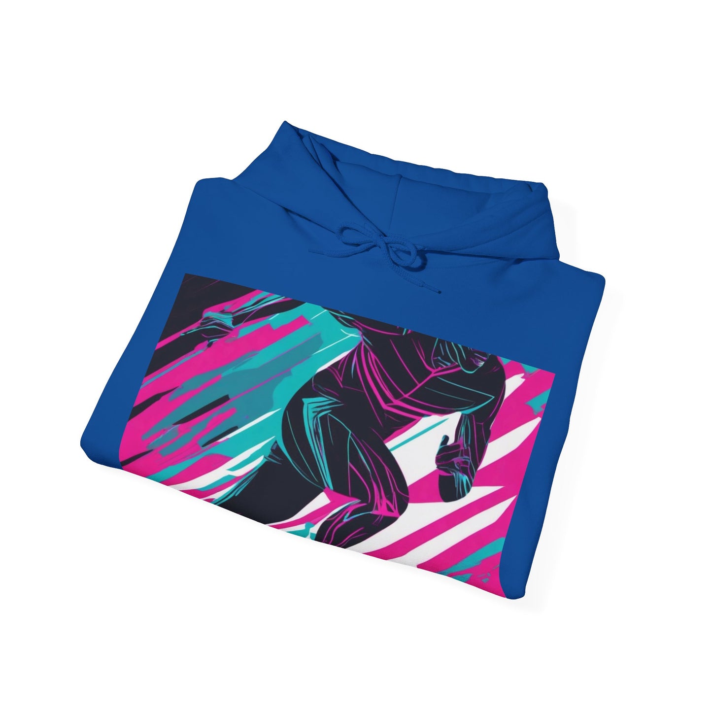 boostlete-mile-by-mile-scene-sprinter-motion-modern-0828 — Unisex Heavy Blend Hoodie (G18500)