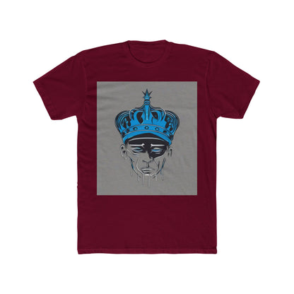 boostlete-am-crew-icon-crown-grainy-monoline-0022 — Unisex Cotton Crew Tee (NL 3600)