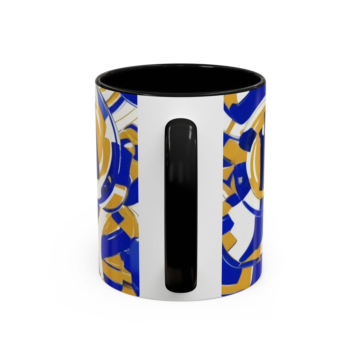 boostlete-field-day-icon-barbell-grainy-line-art-0906 — Accent Mug 11/15oz
