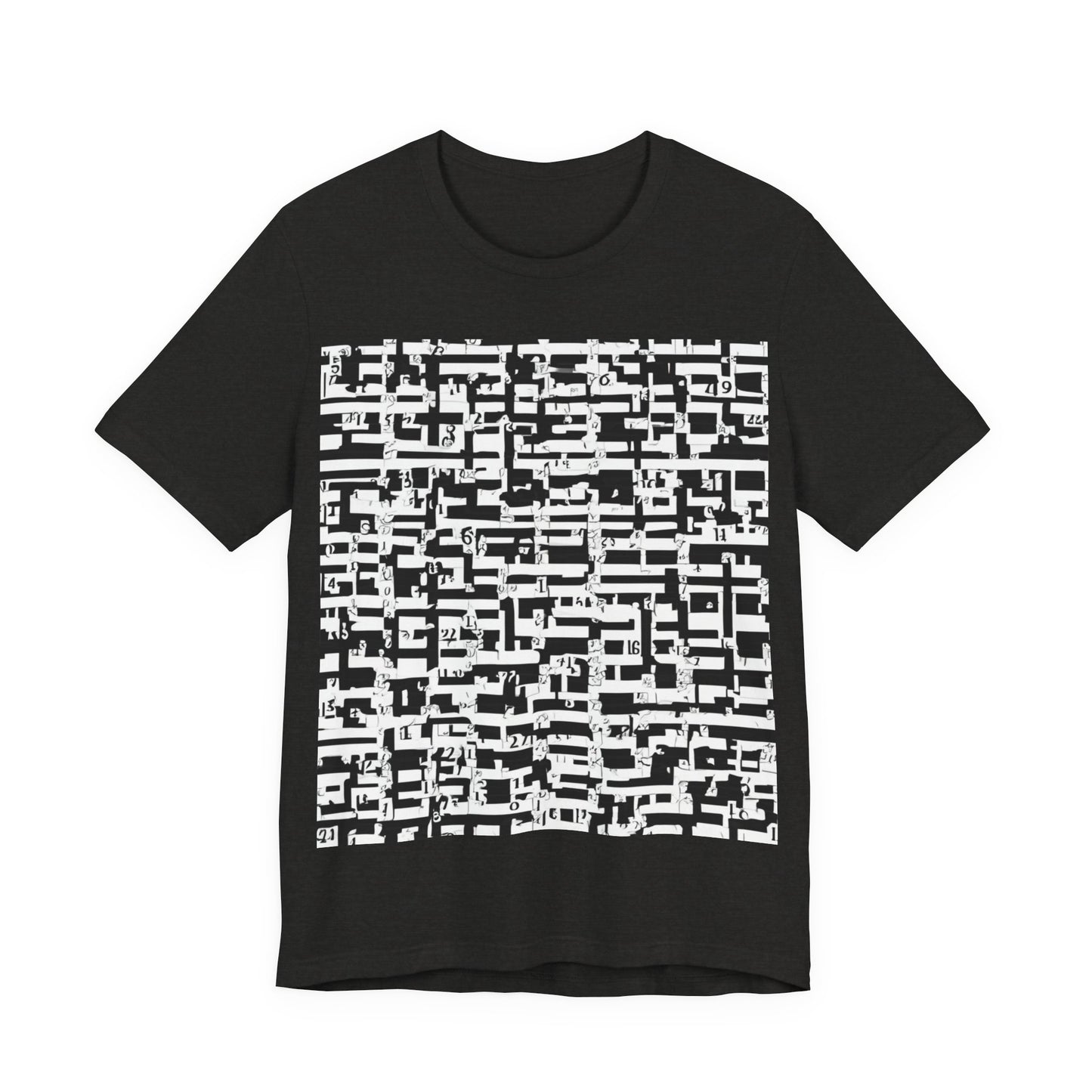 boostlete-iron-intent-pattern-plate-number-badge-0171 — Unisex Jersey Short Sleeve (B+C 3001)