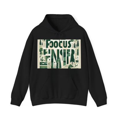 boostlete-boost-mode-type-focus-finish-banner-modern-0113 — Unisex Heavy Blend Hooded Sweatshirt (Gildan)