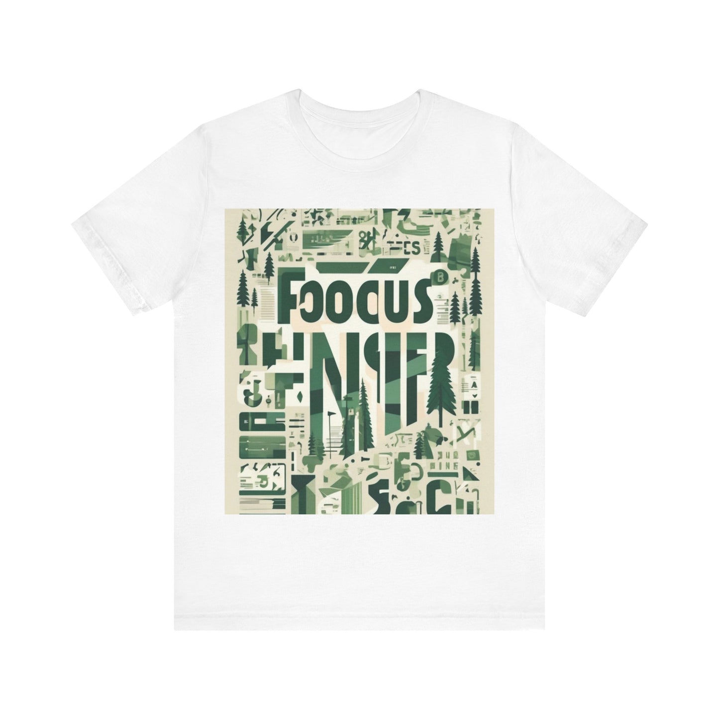 boostlete-boost-mode-type-focus-finish-banner-modern-0113 — Unisex Jersey Short Sleeve (B+C 3001)