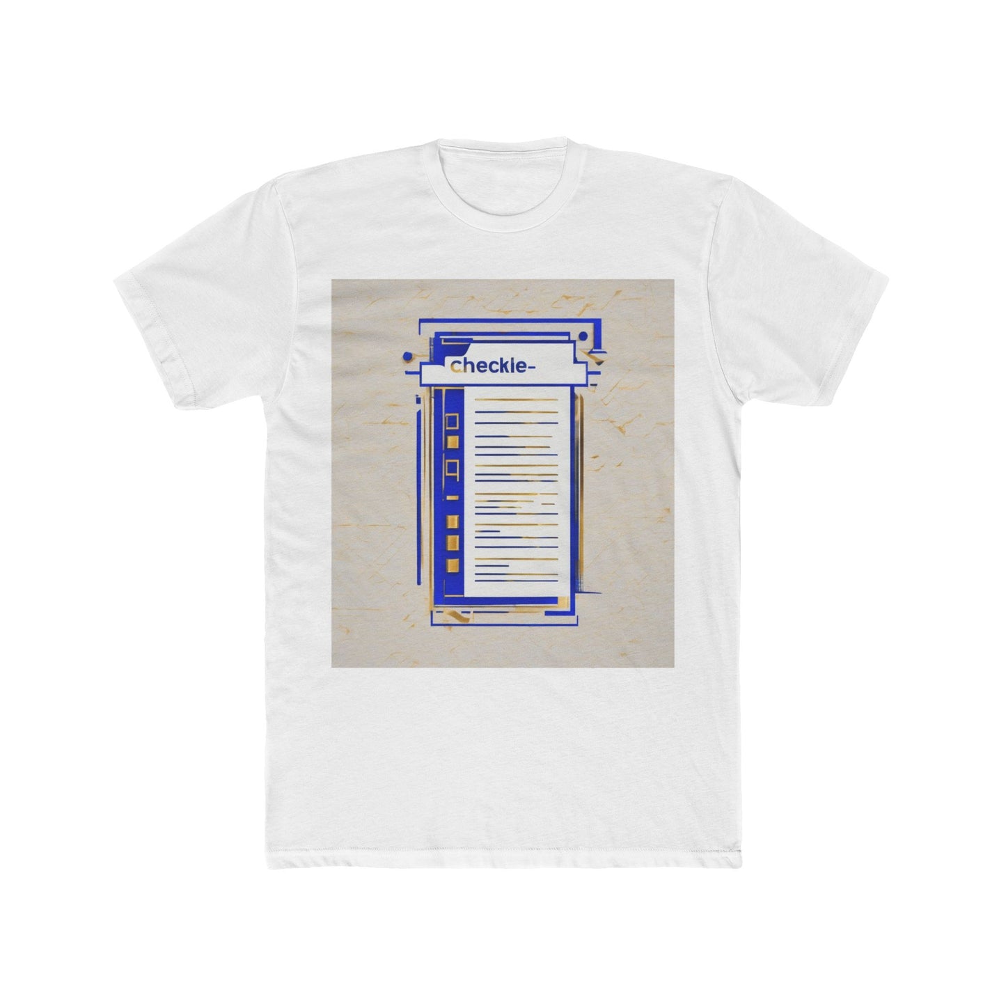 boostlete-am-crew-icon-checklist-glitch-badge-0018 — Unisex Cotton Crew Tee (NL 3600)