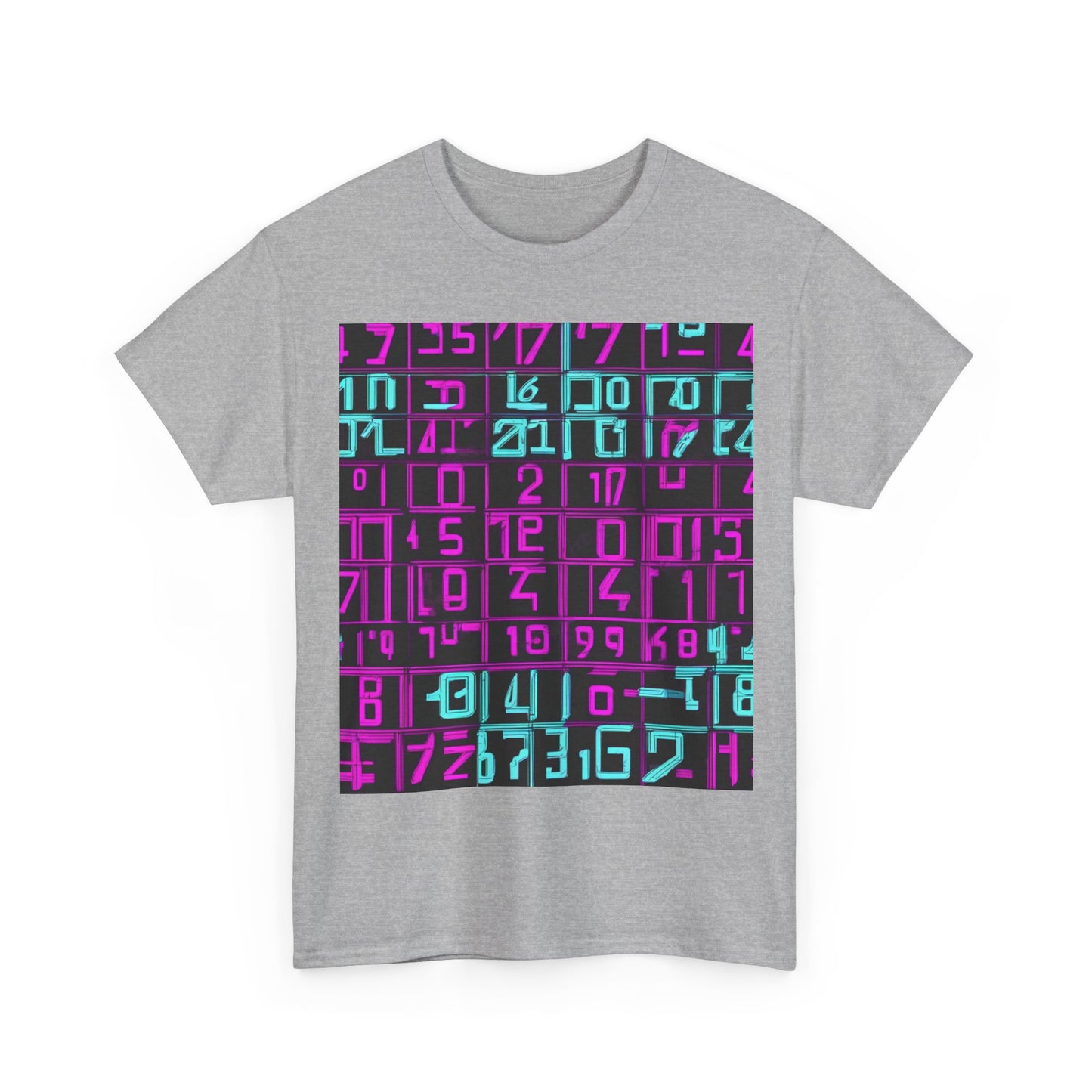 boostlete-iron-intent-pattern-plate-number-retro-0227 — Unisex Heavy Cotton Tee (Gildan 5000)