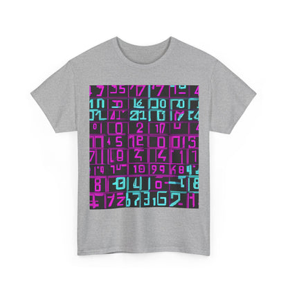 boostlete-iron-intent-pattern-plate-number-retro-0227 — Unisex Heavy Cotton Tee (Gildan 5000)