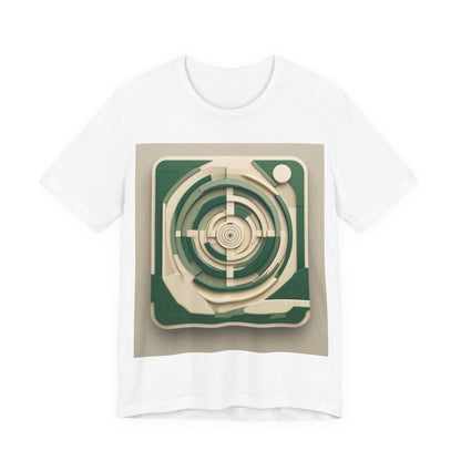 boostlete-mile-by-mile-icon-target-3d-modern-0306 — Unisex Jersey Short Sleeve (B+C 3001)