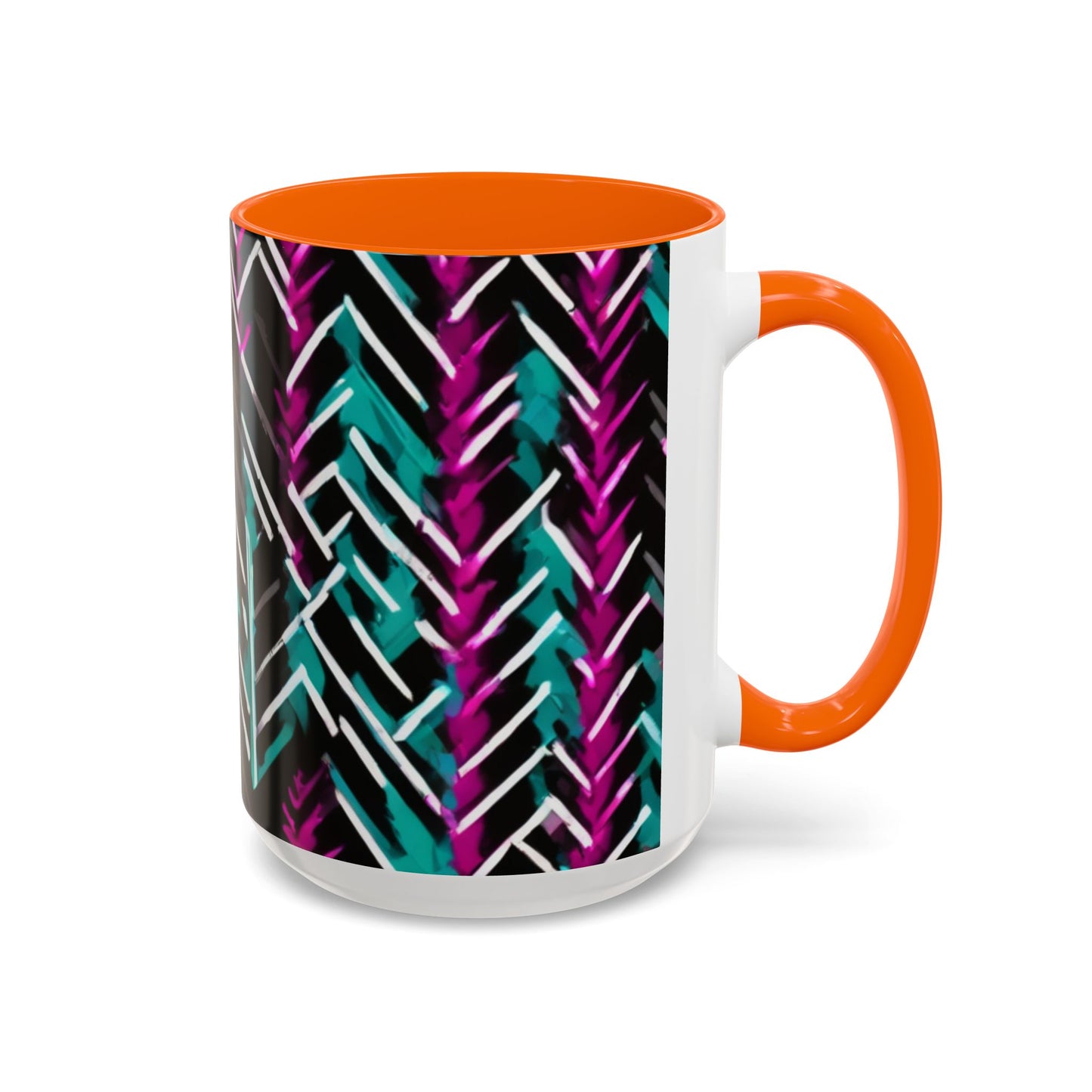 boostlete-recovery-progress-pattern-chevron-retro-0243 — Accent Mug 11/15oz