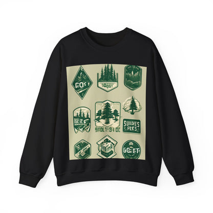 boostlete-mile-by-mile-type-go-get-one-micro-isometric-0441 — Unisex Heavy Blend Crewneck (G18000)