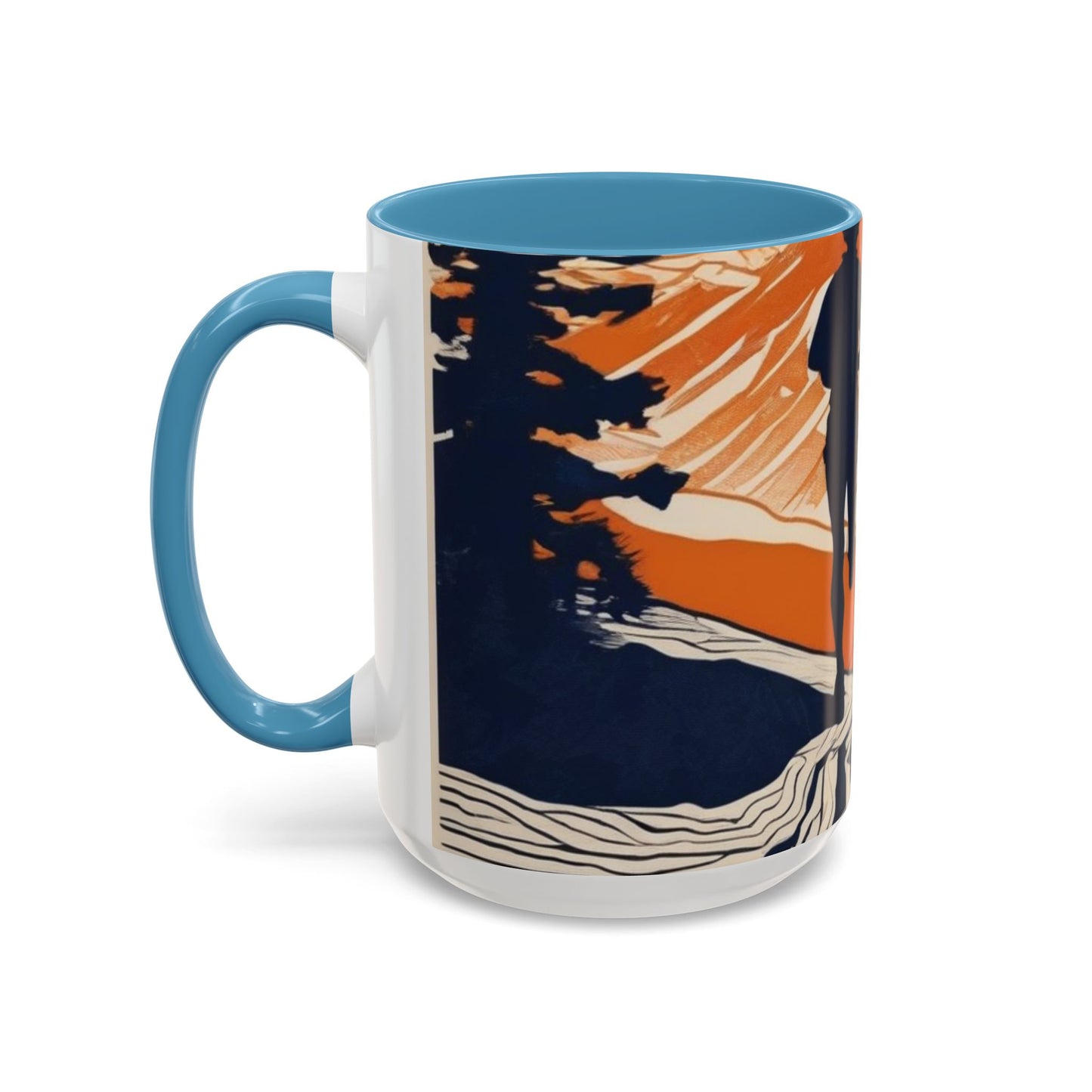 boostlete-iron-intent-scene-trail-glitch-badge-0100 — Accent Mug 11oz/15oz