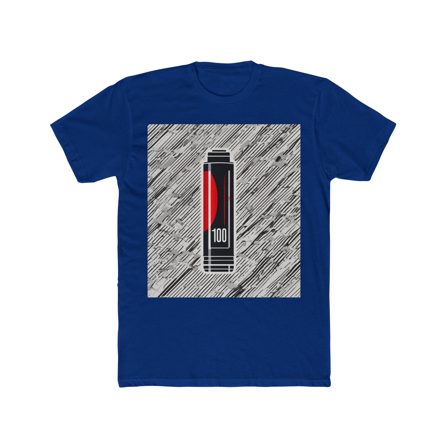 boostlete-rise-grind-icon-battery-motion-badge-0266 — Unisex Cotton Crew Tee (NL 3600)