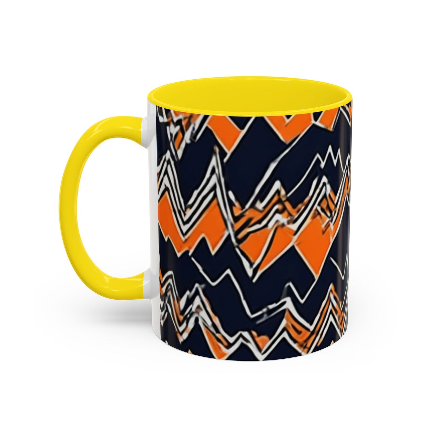 boostlete-headspace-pattern-ekg-industrial-0559 — Accent Mug 11/15oz