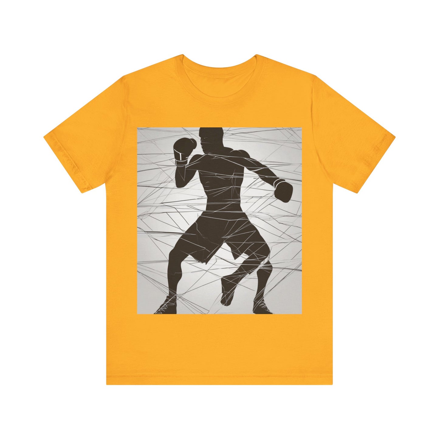 boostlete-mile-by-mile-scene-boxer-motion-geometric-0028 — Unisex Jersey Short Sleeve (B+C 3001)