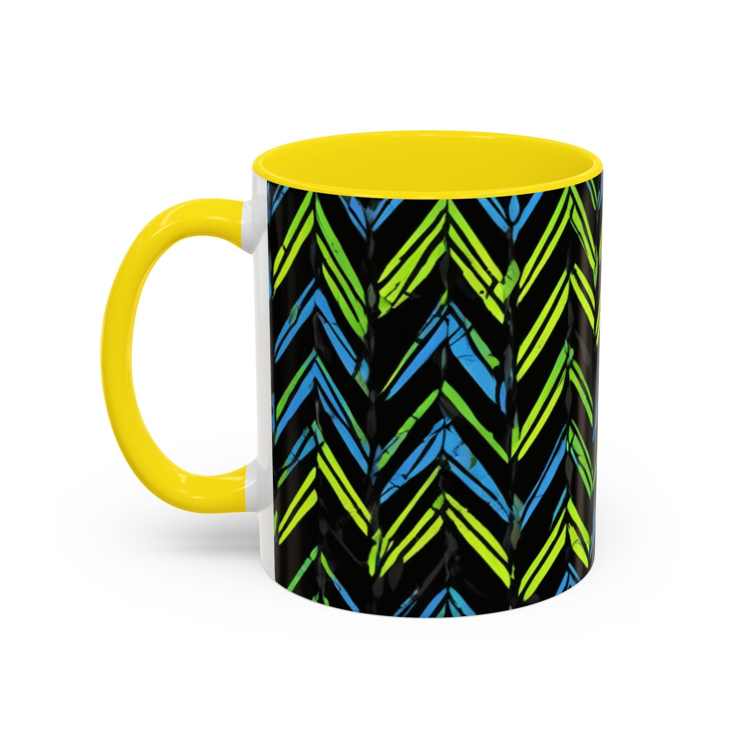 boostlete-mile-by-mile-pattern-chevron-monoline-0051 — Accent Mug 11oz/15oz