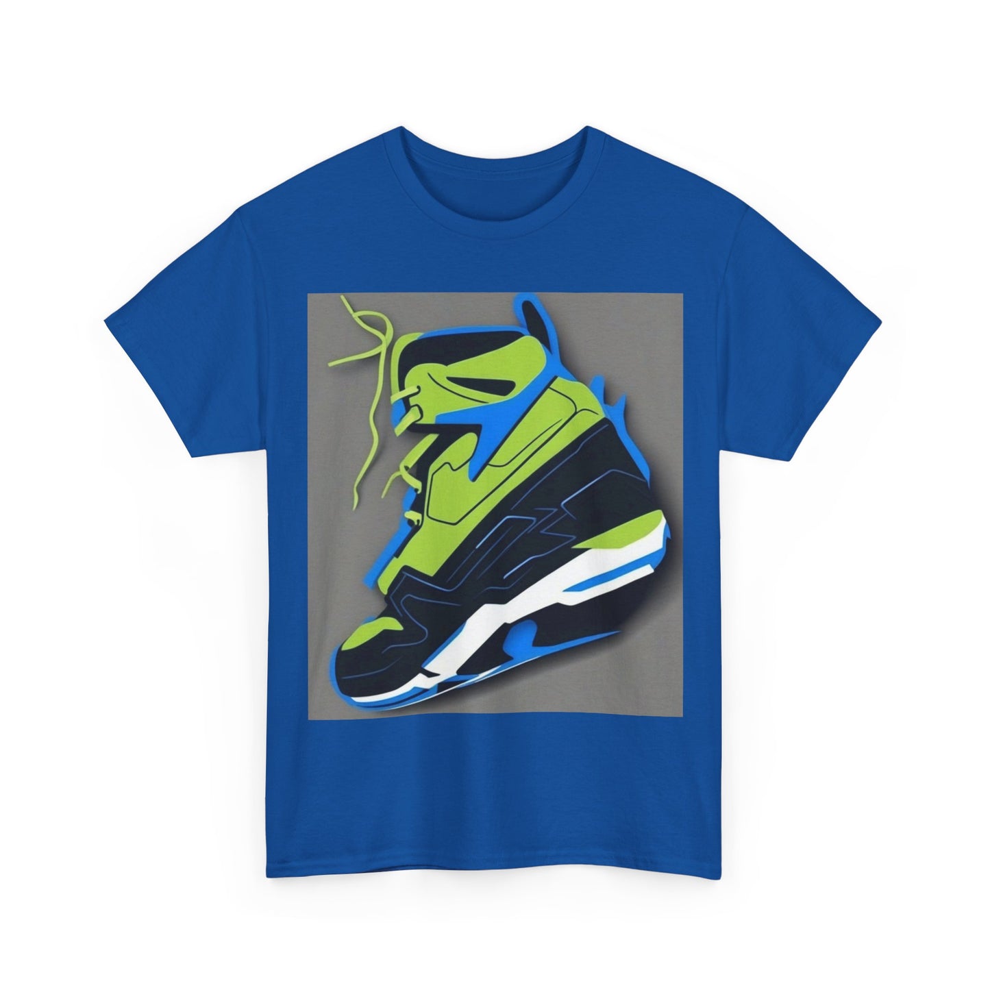 boostlete-quiet-power-icon-sneaker-duotone-paper-0066 — Unisex Heavy Cotton Tee (Gildan 5000)