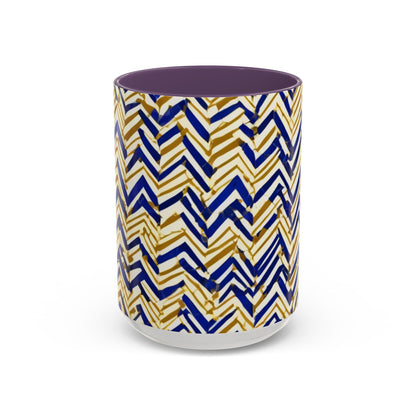 boostlete-boost-mode-pattern-ekg-line-art-0091 — Accent Mug 11oz/15oz