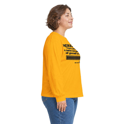 Rebooting This Is Just Temporary Long Sleeve Tee
