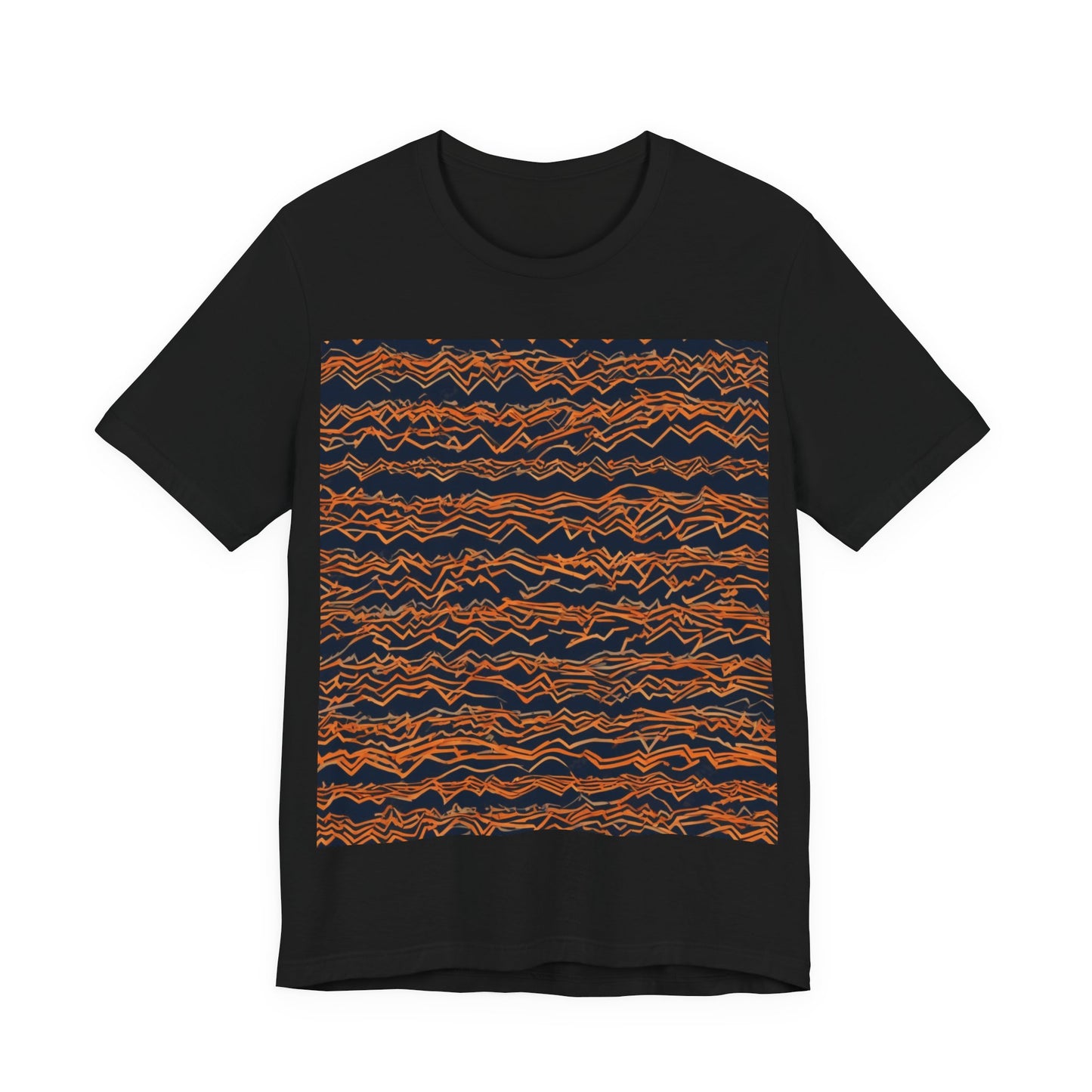 boostlete-field-day-pattern-ekg-bold-0135 — Unisex Jersey Short Sleeve (B+C 3001)