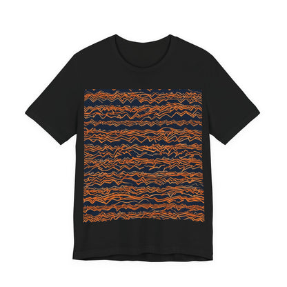 boostlete-field-day-pattern-ekg-bold-0135 — Unisex Jersey Short Sleeve (B+C 3001)