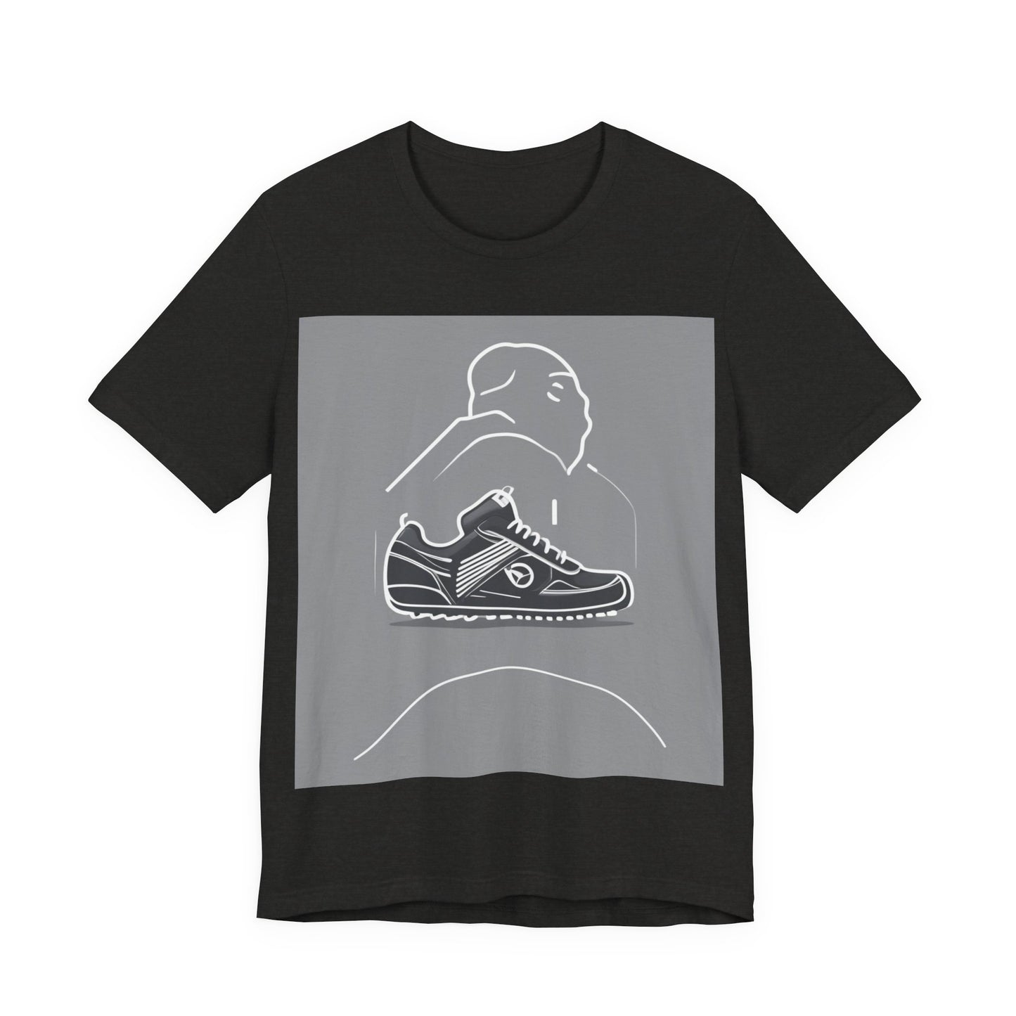 boostlete-boost-mode-icon-sneaker-offset-vector-0166 — Unisex Jersey Short Sleeve (B+C 3001)