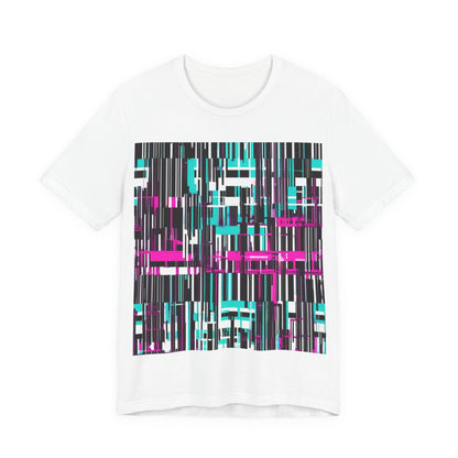 boostlete-am-crew-pattern-barcode-bold-0023 — Unisex Jersey Short Sleeve (B+C 3001)