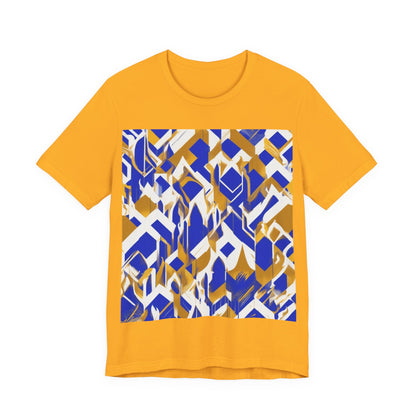 boostlete-field-day-icon-flame-glitch-geometric-0090 — Unisex Jersey Short Sleeve (B+C 3001)