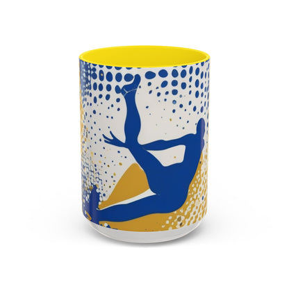boostlete-field-day-icon-swimmer-halftone-paper-0246 — Accent Mug 11oz/15oz
