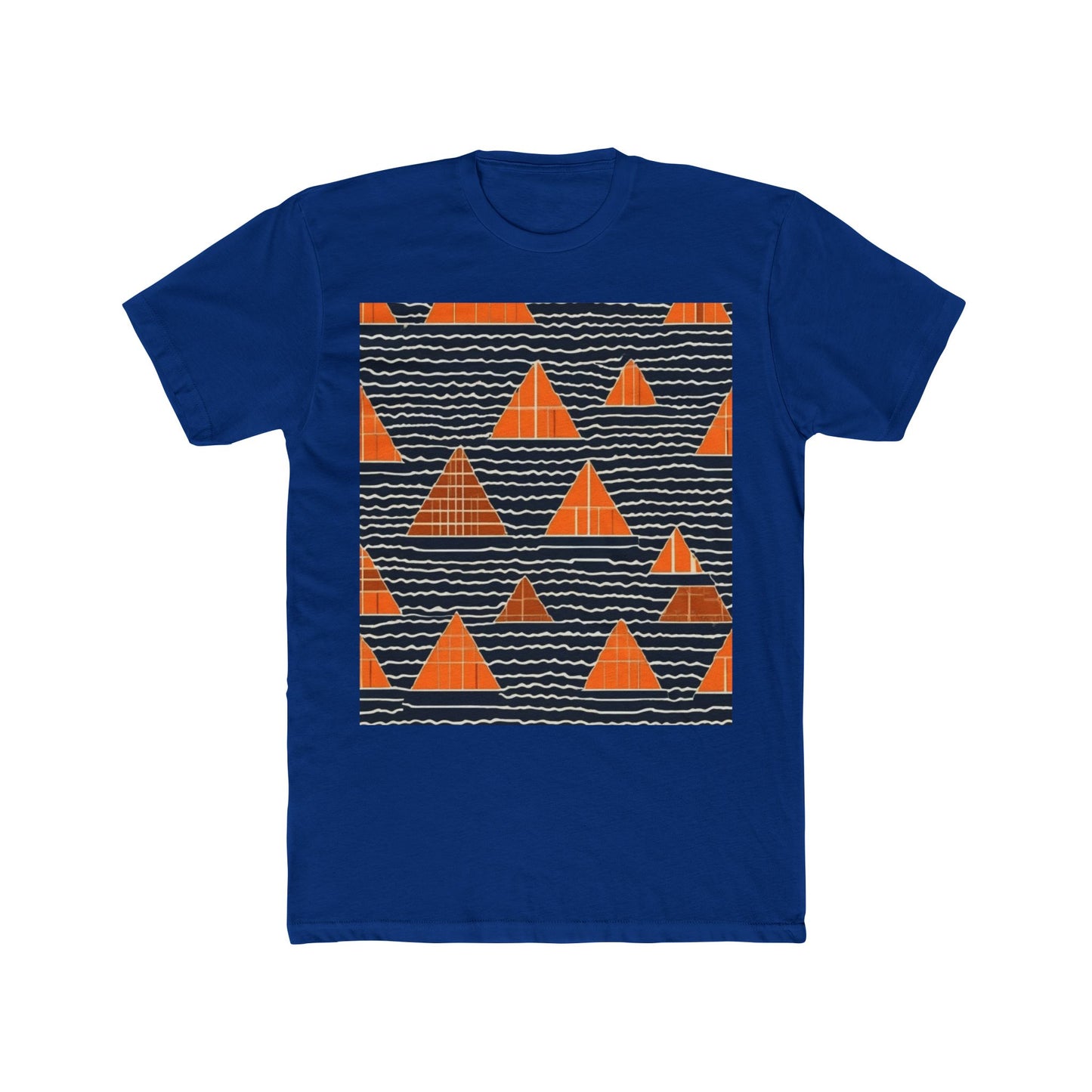 boostlete-iron-intent-pattern-stair-steps-industrial-0259 — Unisex Cotton Crew Tee (NL 3600)