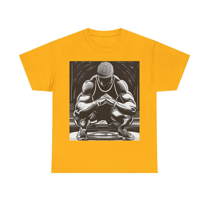 boostlete-pr-season-scene-athlete-outline-athletic-0144 — Unisex Heavy Cotton Tee (Gildan 5000)