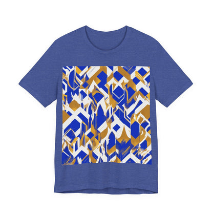 boostlete-field-day-icon-flame-glitch-geometric-0090 — Unisex Jersey Short Sleeve (B+C 3001)