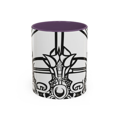 boostlete-quiet-power-icon-crown-outline-badge-0130 — Accent Mug 11oz/15oz