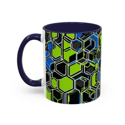 boostlete-recovery-progress-pattern-hex-blueprint-0007 — Accent Mug 11oz/15oz