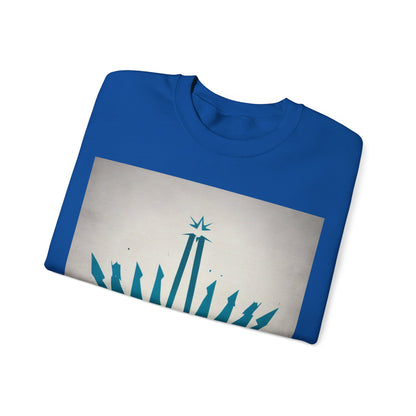 boostlete-am-crew-icon-crown-matte-industrial-0058 — Unisex Heavy Blend Crewneck Sweatshirt (Gildan)