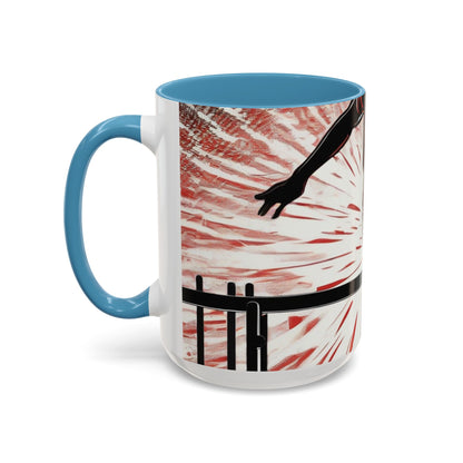 boostlete-recovery-progress-scene-hurdler-halftone-engraved-0212 — Accent Mug 11oz/15oz