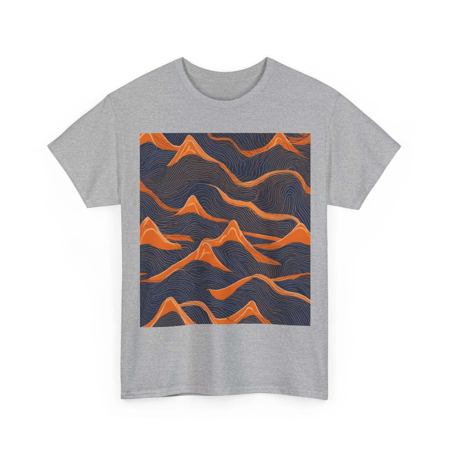 boostlete-boost-mode-pattern-topographic-engraved-0035 — Unisex Heavy Cotton Tee (Gildan 5000)