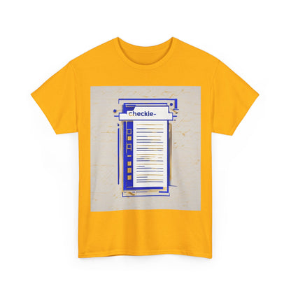 boostlete-am-crew-icon-checklist-glitch-badge-0018 — Unisex Heavy Cotton Tee (Gildan 5000)