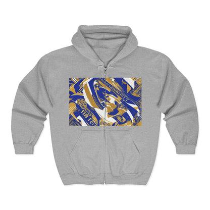 boostlete-pr-season-type-velocity-over-vanity-big-modern-0121 — Unisex Heavy Blend Full-Zip Hooded Sweatshirt