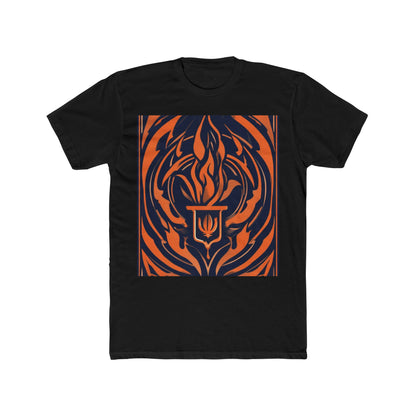 boostlete-quiet-power-icon-flame-duotone-athletic-0158 — Unisex Cotton Crew Tee (NL 3600)