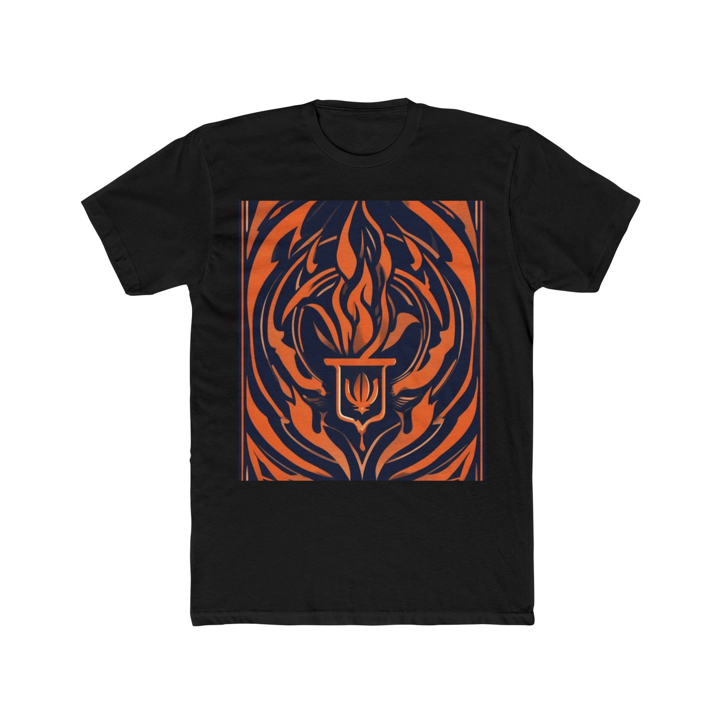 boostlete-quiet-power-icon-flame-duotone-athletic-0158 — Unisex Cotton Crew Tee (NL 3600)