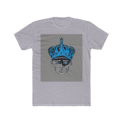 boostlete-am-crew-icon-crown-grainy-monoline-0022 — Unisex Cotton Crew Tee (NL 3600)