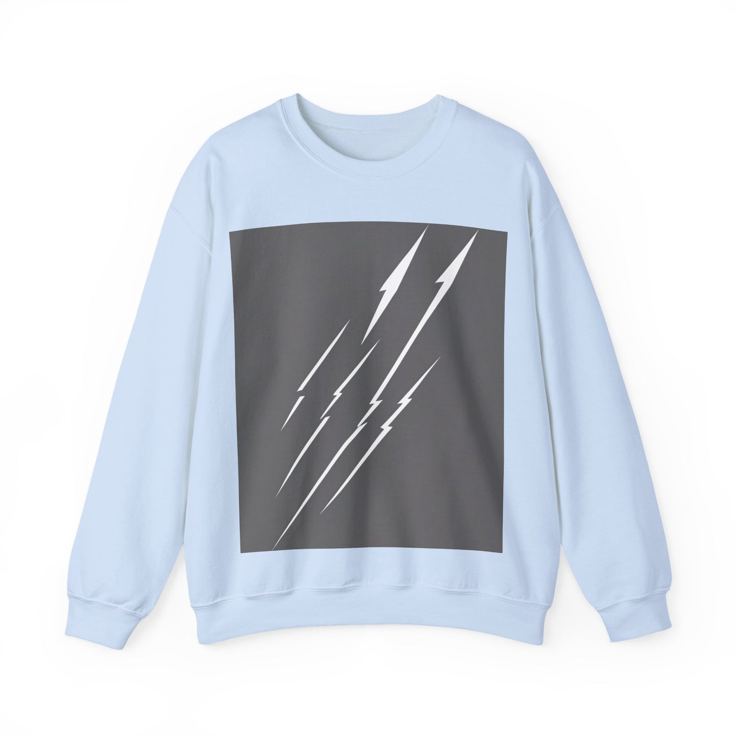 boostlete-boost-mode-icon-lightning-soft-industrial-0446 — Unisex Heavy Blend Crewneck (G18000)