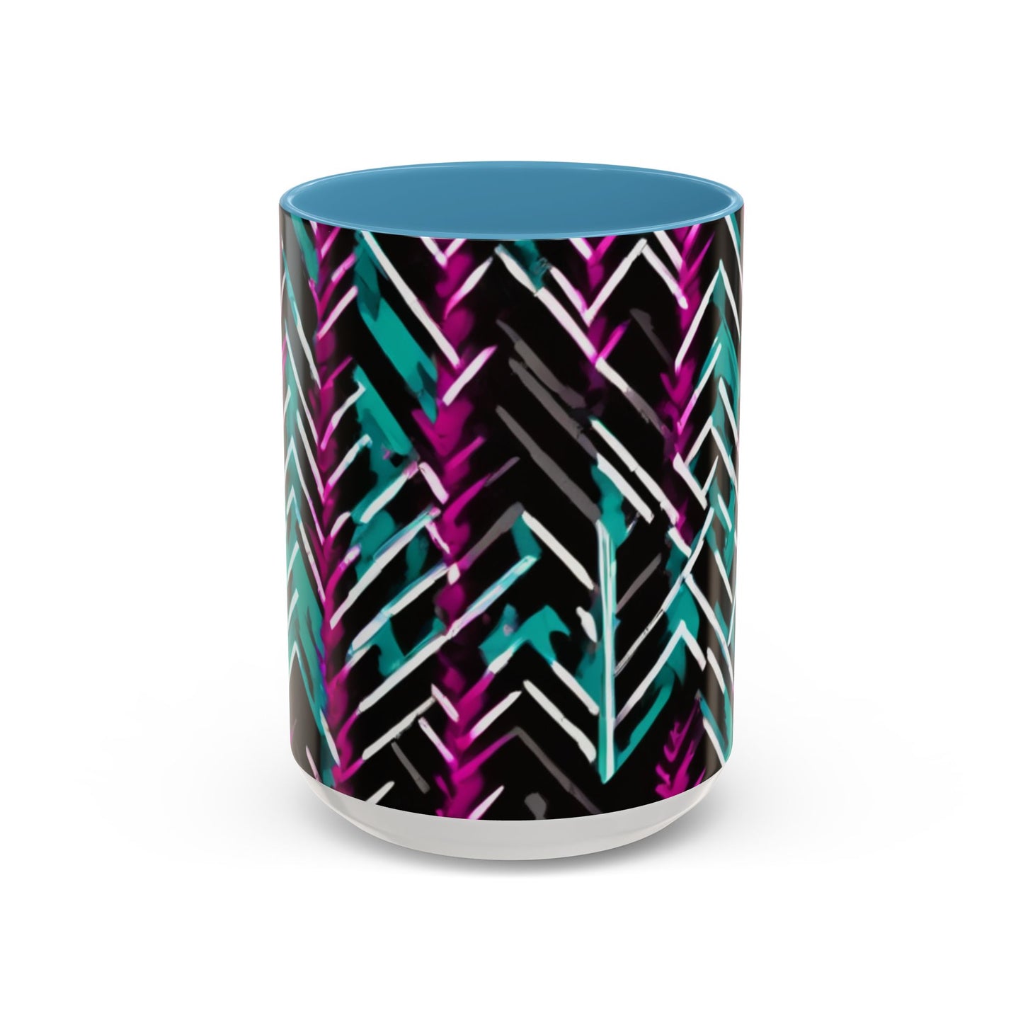 boostlete-recovery-progress-pattern-chevron-retro-0243 — Accent Mug 11/15oz