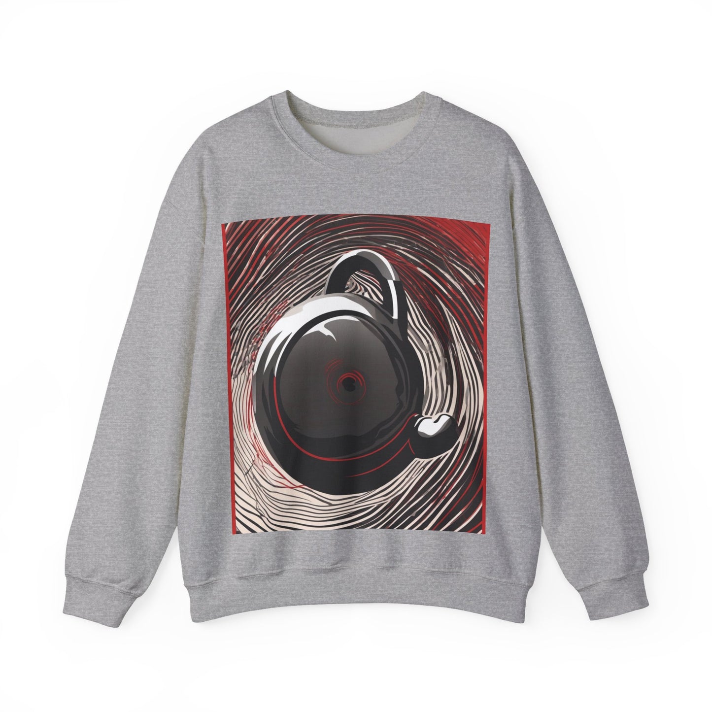 boostlete-am-crew-scene-kettlebell-motion-vector-0224 — Unisex Heavy Blend Crewneck Sweatshirt (Gildan)