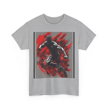 boostlete-field-day-scene-sprinter-glitch-badge-0284 — Unisex Heavy Cotton Tee (Gildan 5000)