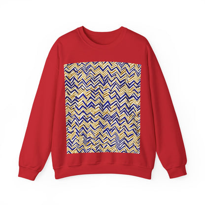 boostlete-boost-mode-pattern-ekg-line-art-0091 — Unisex Heavy Blend Crewneck Sweatshirt (Gildan)