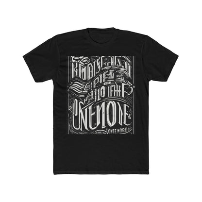 boostlete-mile-by-mile-type-one-more-split-line-art-0001 — Unisex Cotton Crew Tee (NL 3600)