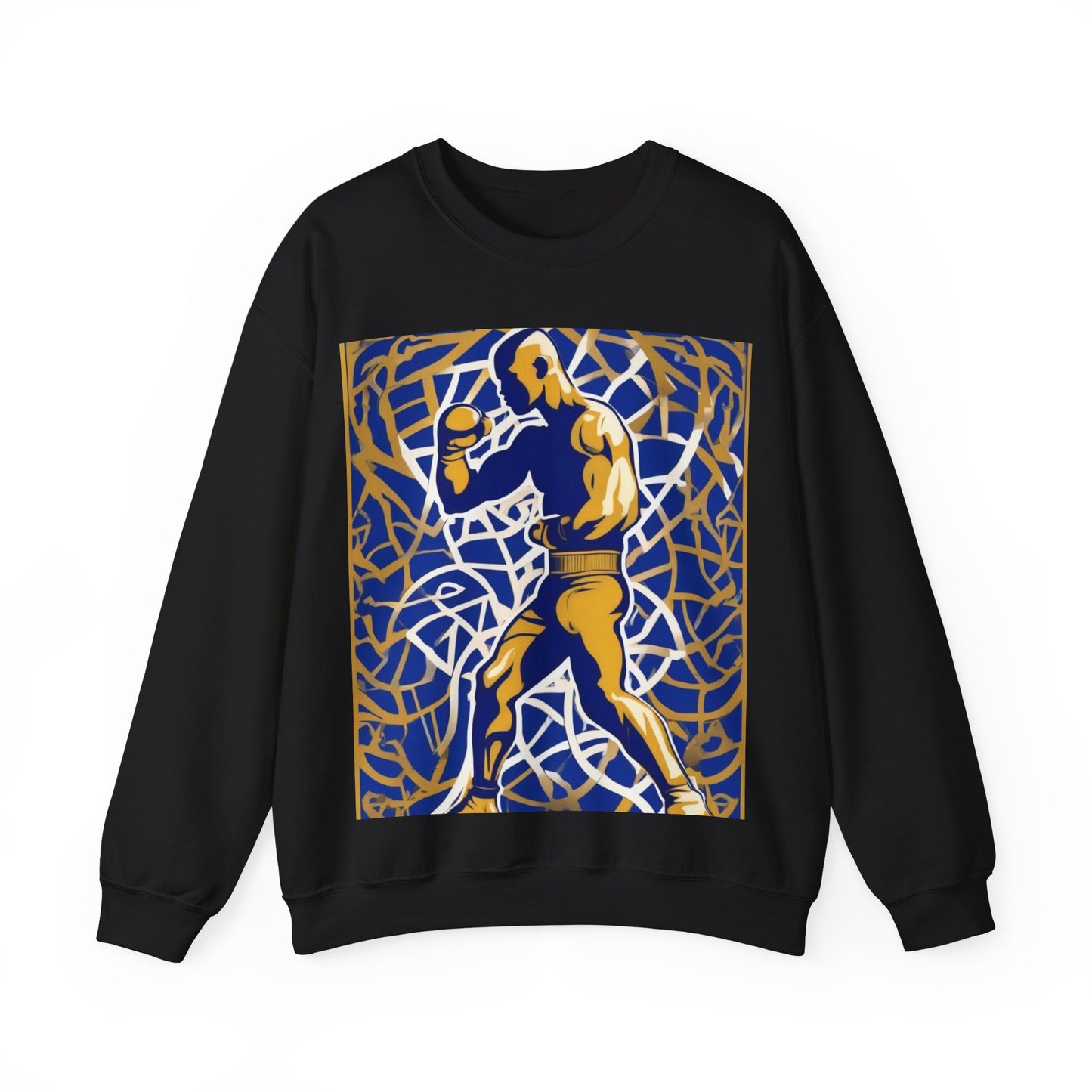boostlete-field-day-scene-boxer-offset-paper-0776 — Unisex Heavy Blend Crewneck (G18000)