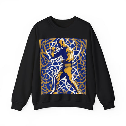 boostlete-field-day-scene-boxer-offset-paper-0776 — Unisex Heavy Blend Crewneck (G18000)