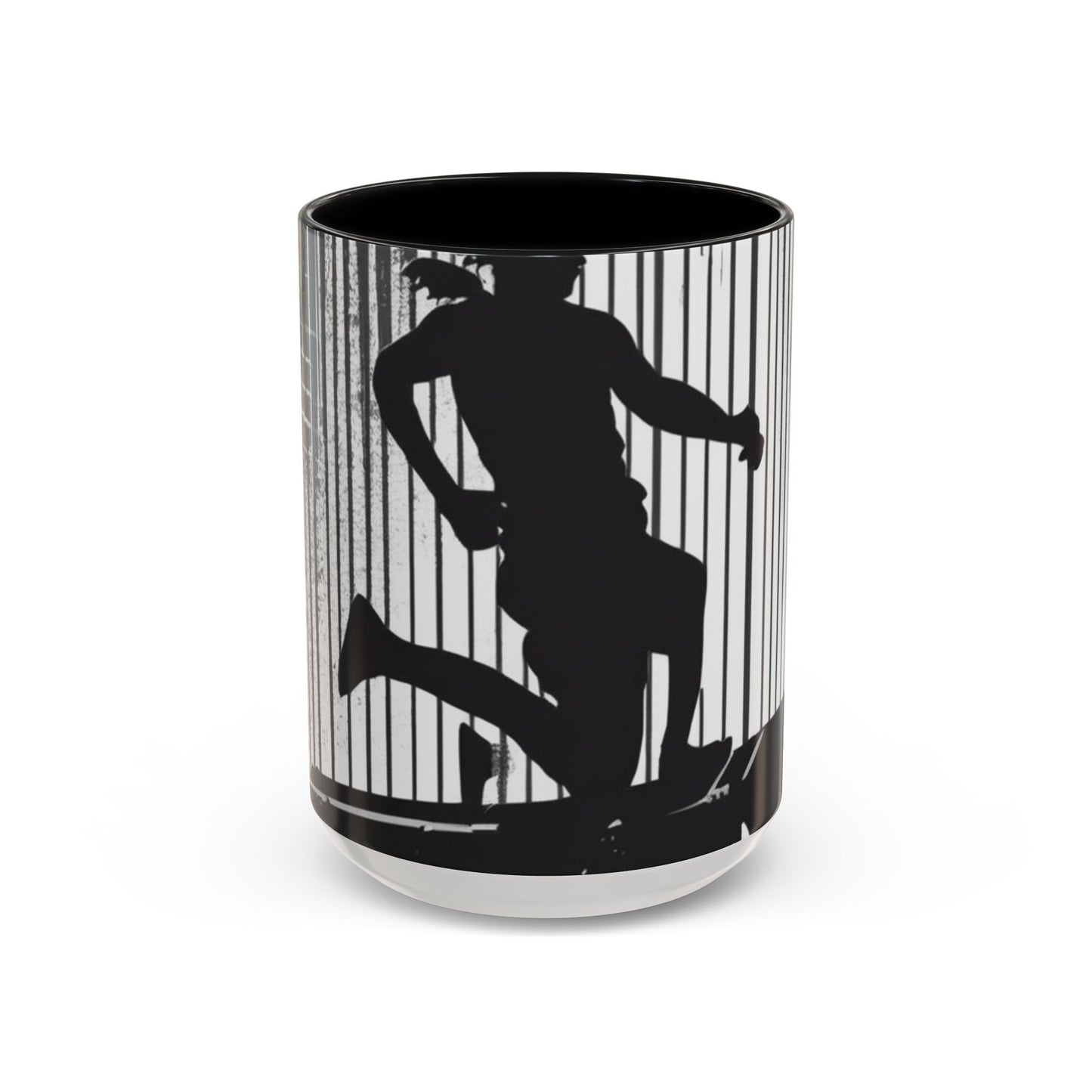 boostlete-am-crew-scene-hurdler-halftone-badge-0956 — Accent Mug 11/15oz