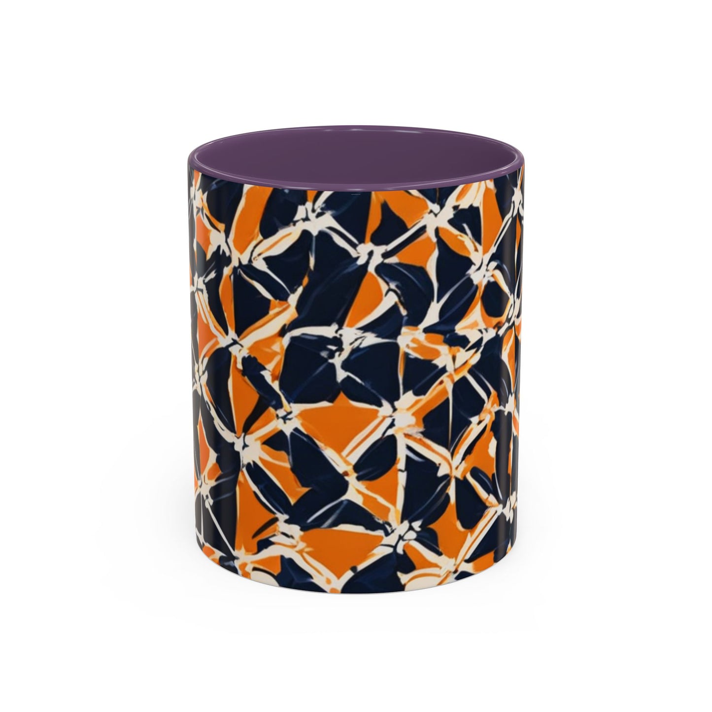 boostlete-headspace-pattern-plate-number-badge-0387 — Accent Mug 11/15oz