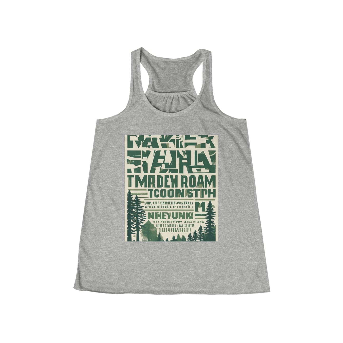 boostlete-field-day-type-make-the-rep-count-arc-bold-0301 — Women's Flowy Racerback Tank (B+C 8800)